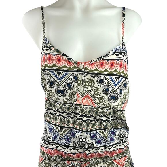 Old Navy Women's Multicolor Aztec Print Sleeveless V-Neck Camisole Jumpsuit Sz M - Picture 5 of 7
